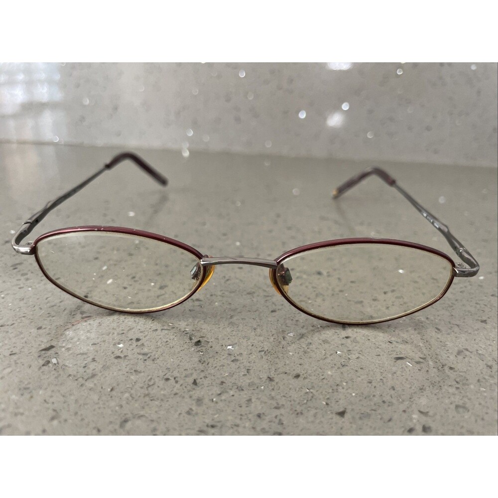 Covergirl Eyeglasses Frames ONLY CG303 47-18-130 red oval full rim Col 608